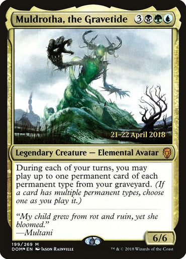 Muldrotha, the Gravetide [Dominaria Prerelease Promos] 