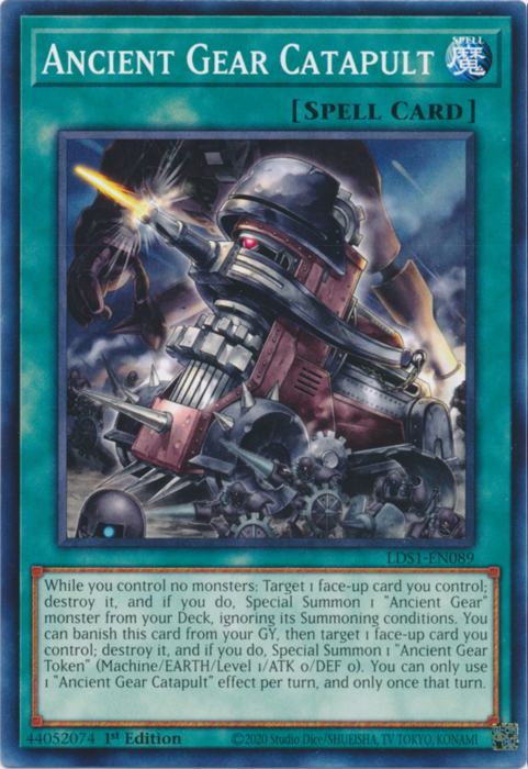 Ancient Gear Catapult [LDS1-EN089] Common 