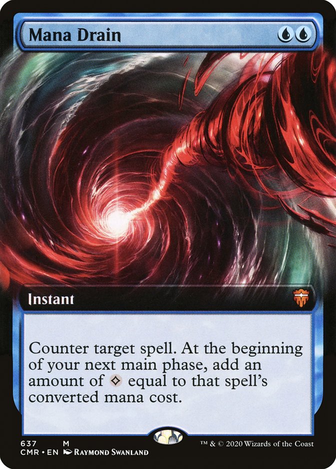 Mana Drain (Extended Art) [Commander Legends] 