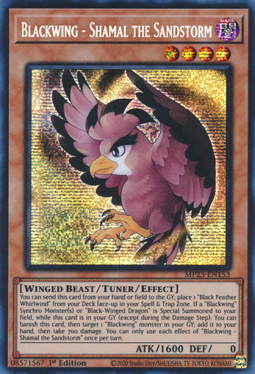 Blackwing - Shamal the Sandstorm [MP23-EN153] Prismatic Secret Rare 