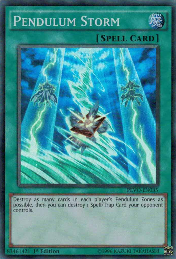 Pendulum Storm [PEVO-EN035] Super Rare 