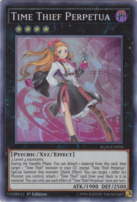 Time Thief Perpetua [IGAS-EN094] Super Rare 