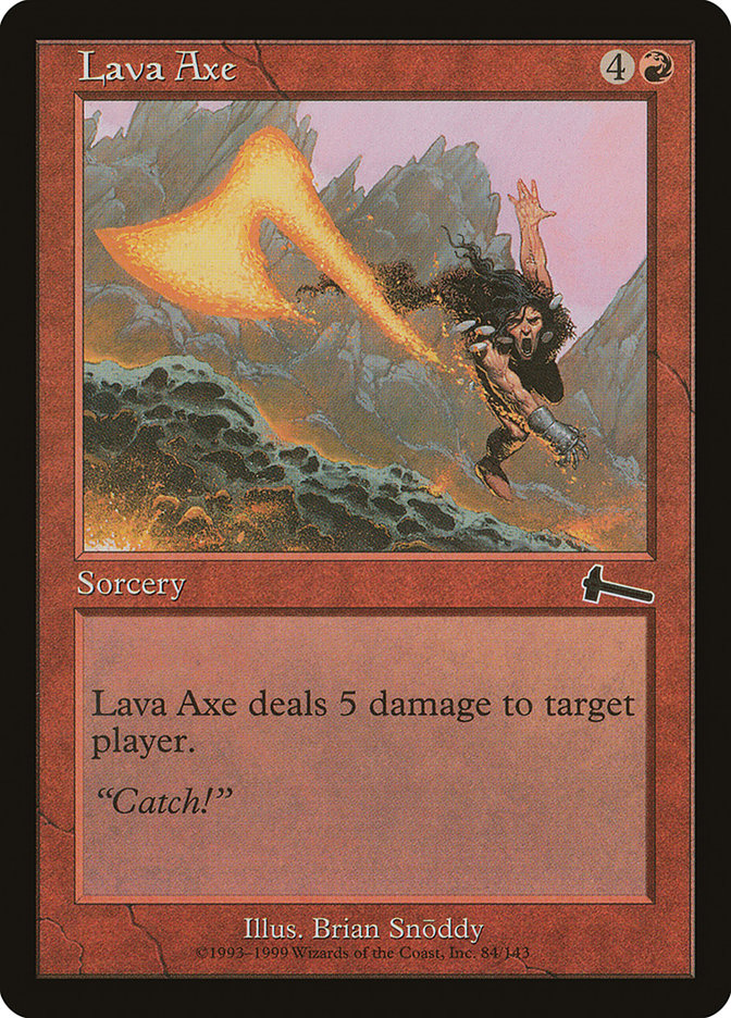 Lava Axe [Urza's Legacy] 