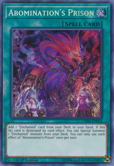 Abomination's Prison [CHIM-EN054] Secret Rare 