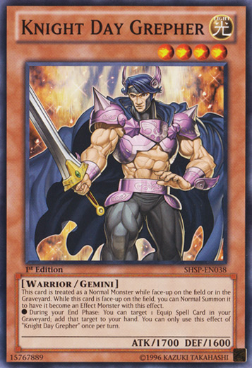 Knight Day Grepher [SHSP-EN038] Common 