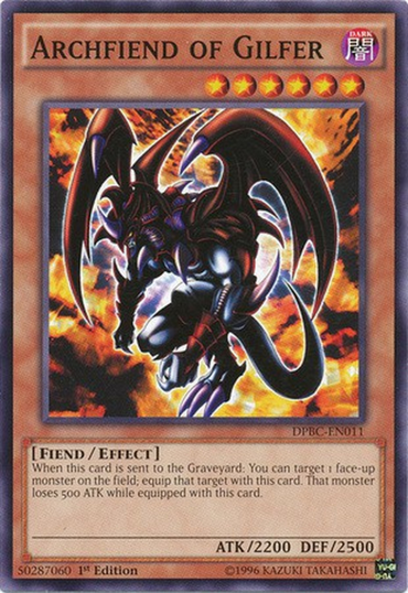 Archfiend of Gilfer [DPBC-EN011] Common 