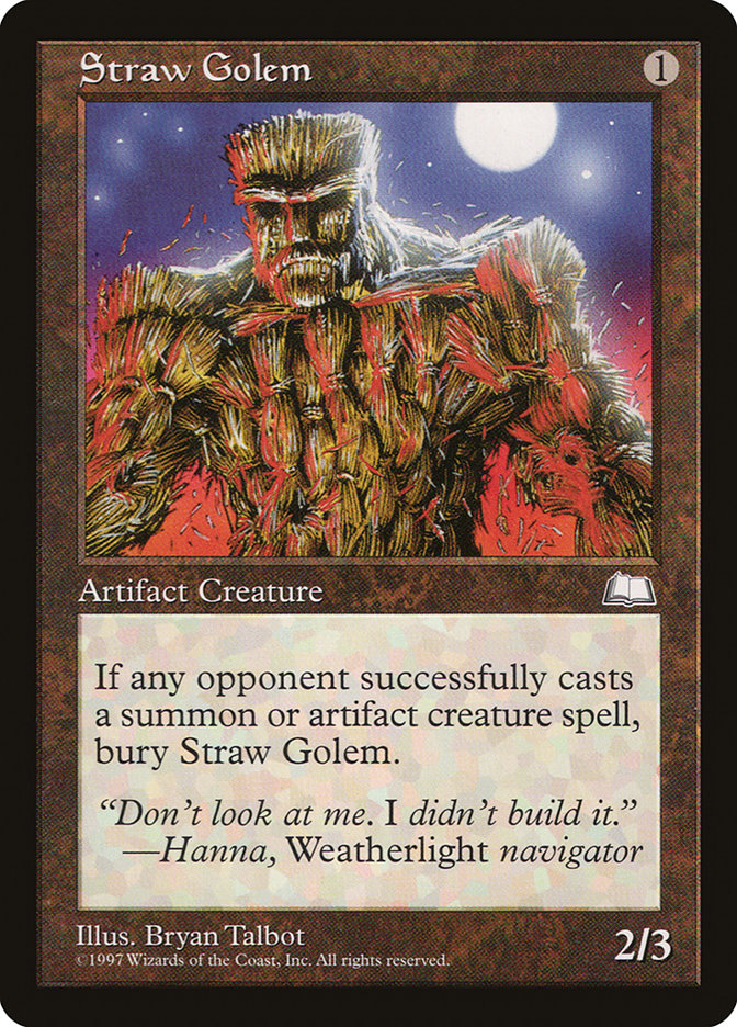 Straw Golem [Weatherlight]