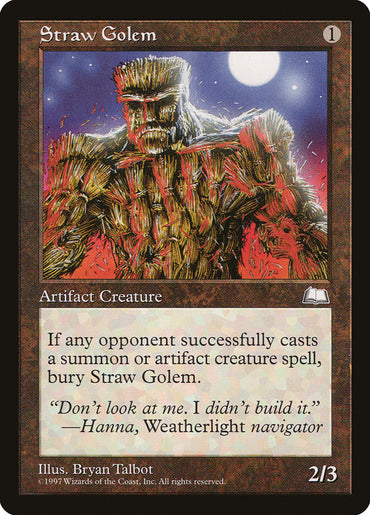 Straw Golem [Weatherlight] 