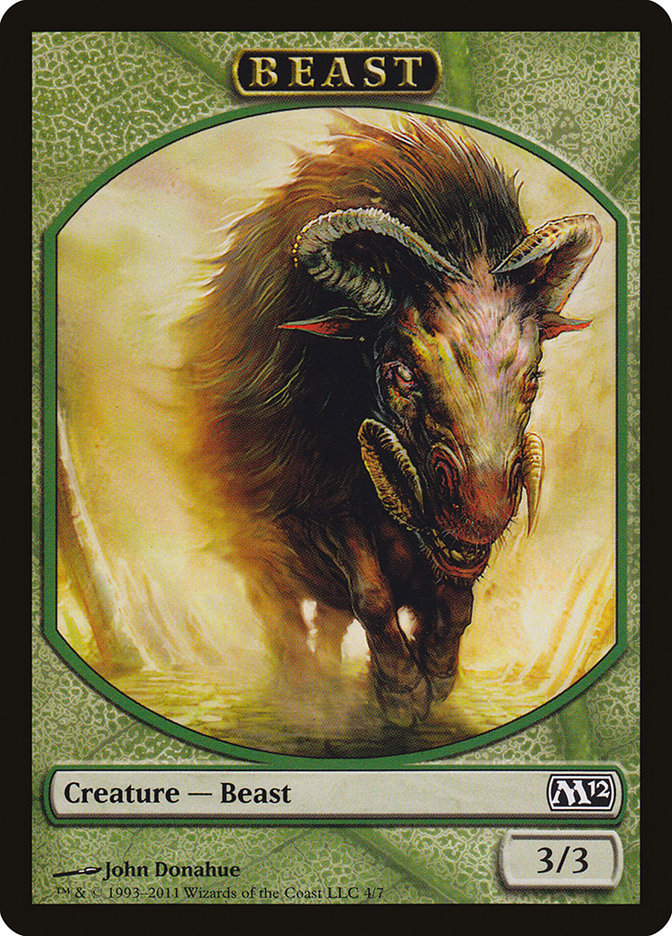 Beast Token [Magic 2012 Tokens] 