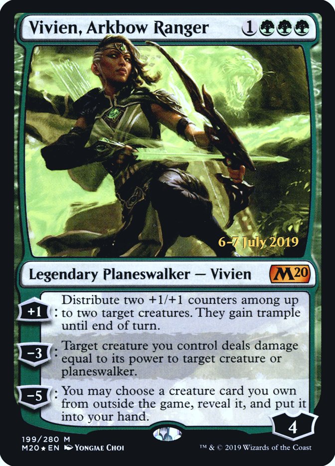 Vivien, Arkbow Ranger [Core Set 2020 Prerelease Promos] 