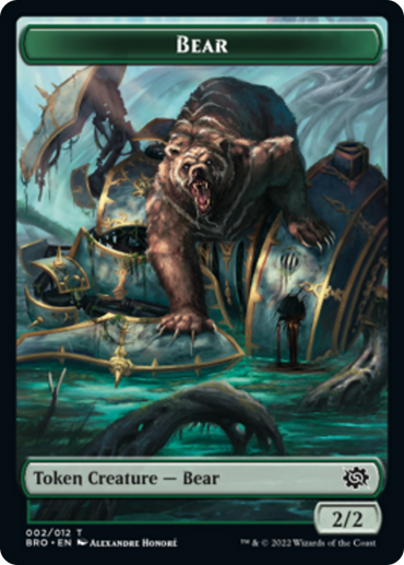 Bear Token [The Brothers' War Tokens] 