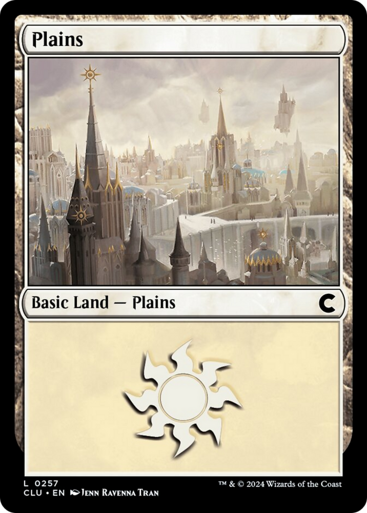 Plains (0257) [Ravnica: Clue Edition] 