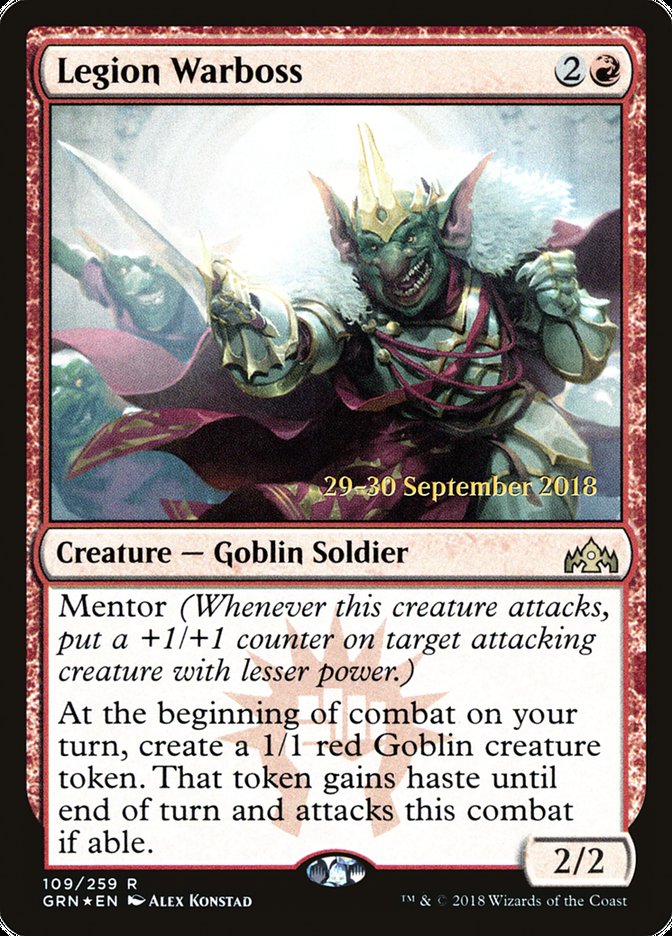 Legion Warboss [Guilds of Ravnica Prerelease Promos] 