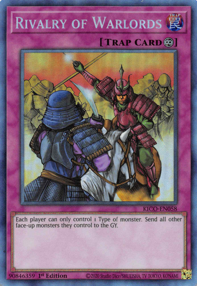 Rivalry of Warlords (Collector's Rare) [KICO-EN058] Collector's Rare 