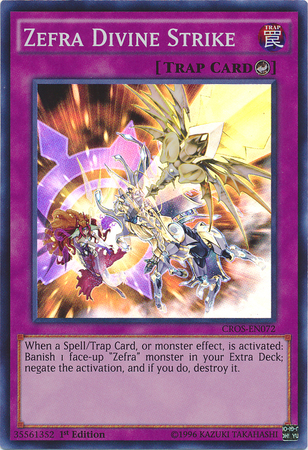 Zefra Divine Strike [CROS-EN072] Super Rare 