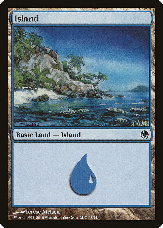 Island (68) [Duel Decks: Phyrexia vs. the Coalition] 