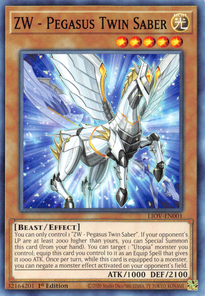 ZW - Pegasus Twin Saber [LIOV-EN001] Common 
