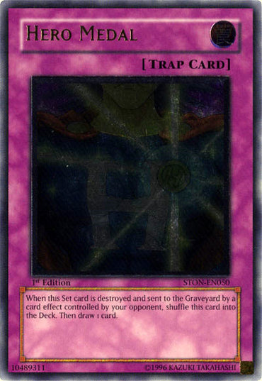 Hero Medal [STON-EN050] Ultimate Rare 
