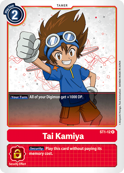 Tai Kamiya [ST1-12] [Starter Deck: Gaia Red] 