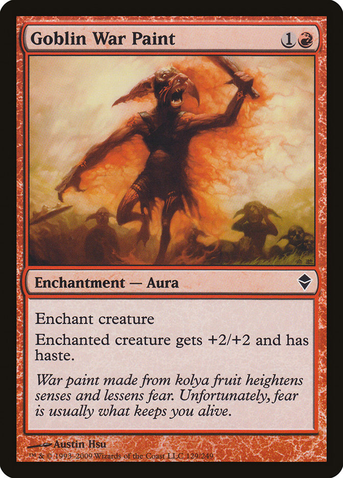 Goblin War Paint [Zendikar] 