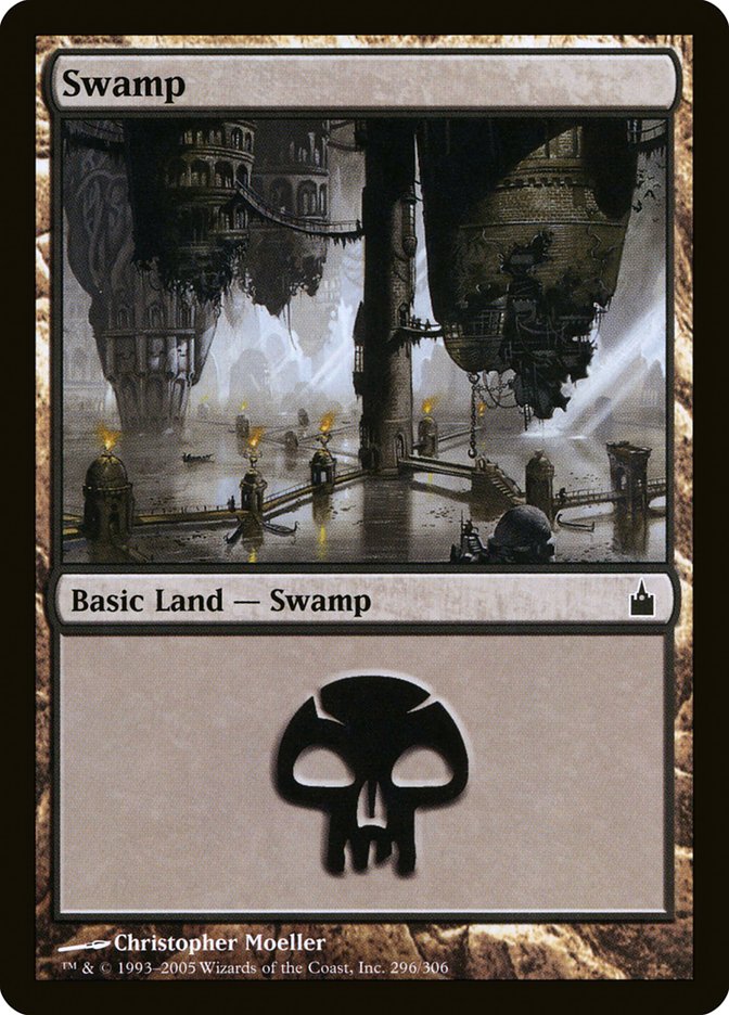 Swamp (296) [Ravnica: City of Guilds] 