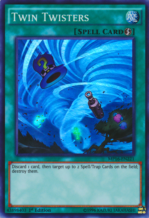 Twin Twisters [MP16-EN221] Super Rare 