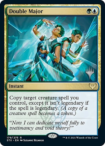 Double Major (Promo Pack) [Strixhaven: School of Mages Promos] 
