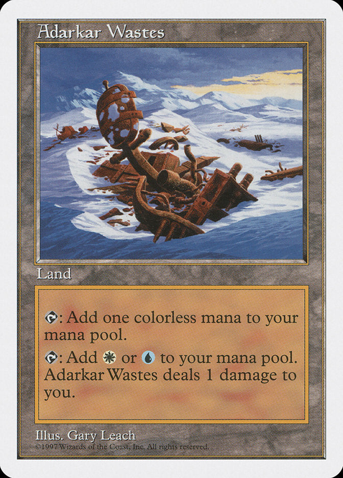 Adarkar Wastes [Fifth Edition] 