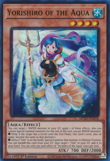 Yorishiro of the Aqua [MP23-EN218] Ultra Rare 