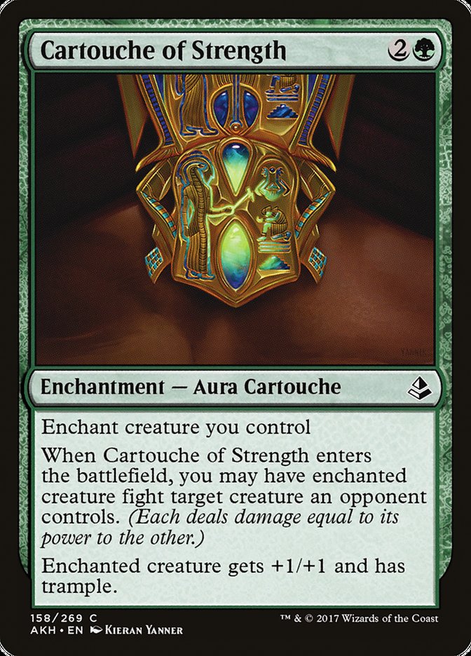 Cartouche of Strength [Amonkhet] 