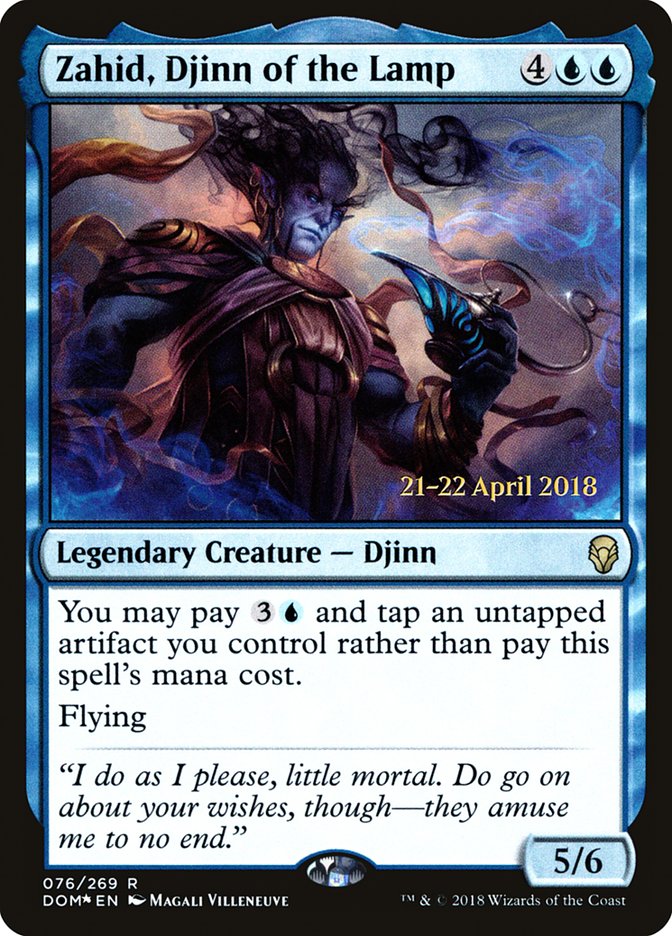 Zahid, Djinn of the Lamp [Dominaria Prerelease Promos] 