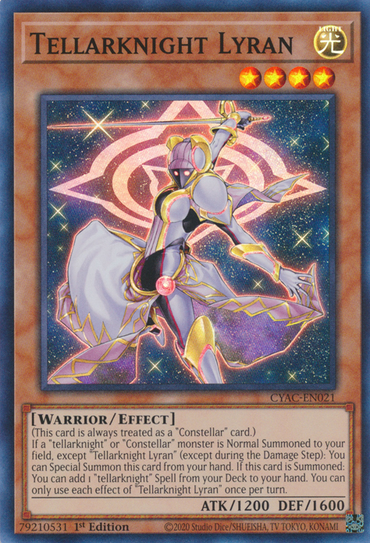 Tellarknight Lyran [CYAC-EN021] Super Rare 