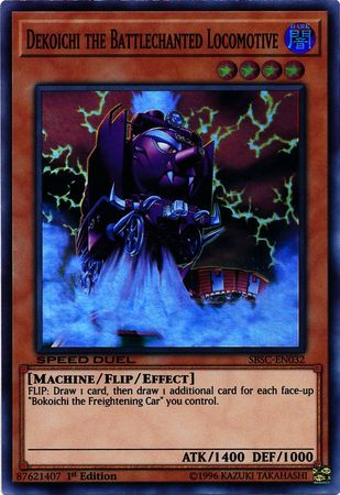 Dekoichi the Battlechanted Locomotive [SBSC-EN032] Super Rare 