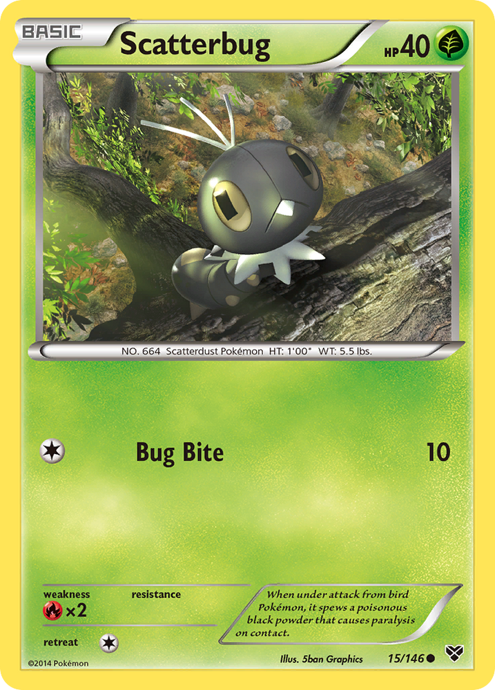 Scatterbug (15/146) [XY: Base Set]