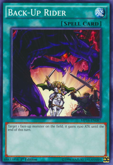 Back-Up Rider [MP16-EN087] Common 