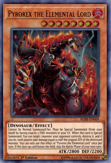 Pyrorex the Elemental Lord [BLRR-EN069] Ultra Rare 