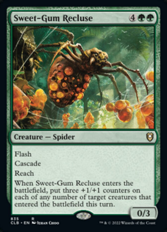 Sweet-Gum Recluse [Commander Legends: Battle for Baldur's Gate] 