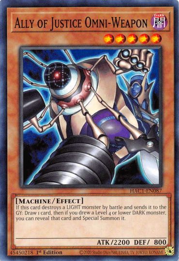 Ally of Justice Omni-Weapon [HAC1-EN087] Common 