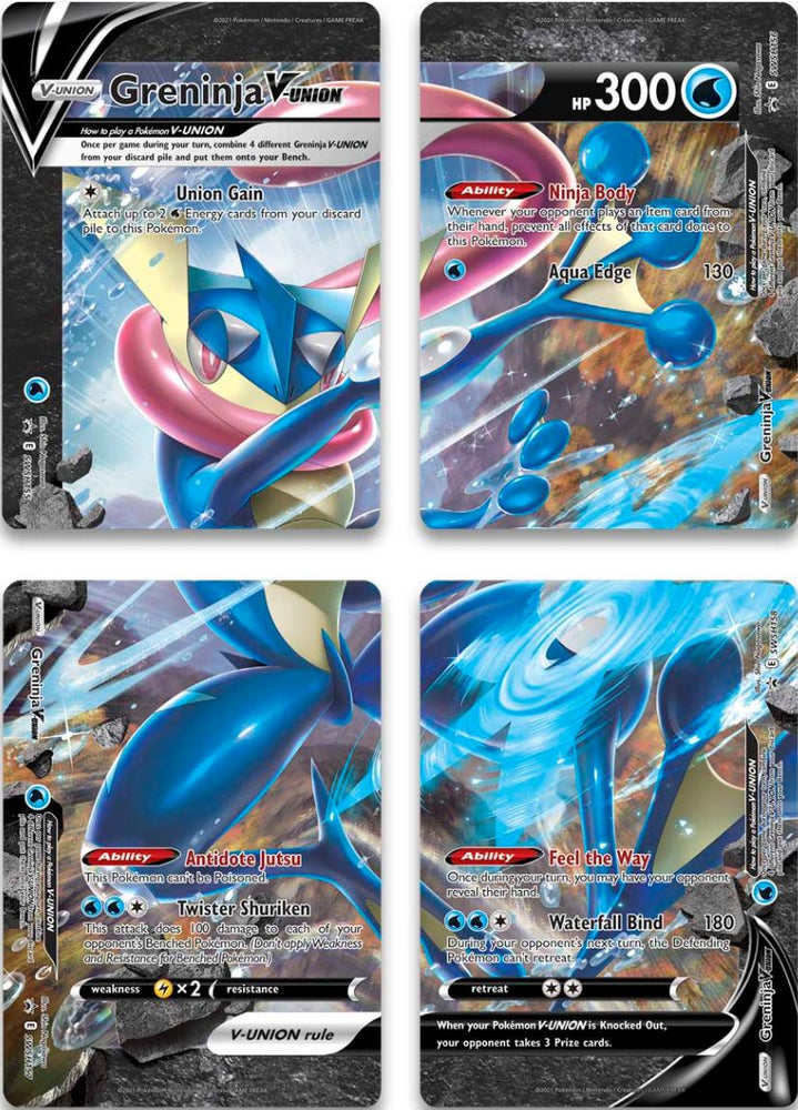 Greninja V-Union (Set of 4) [Sword & Shield: Black Star Promos]