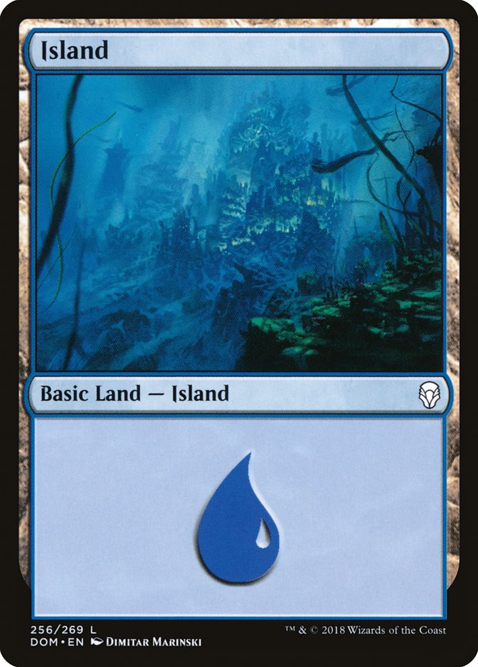 Island (256) [Dominaria] 