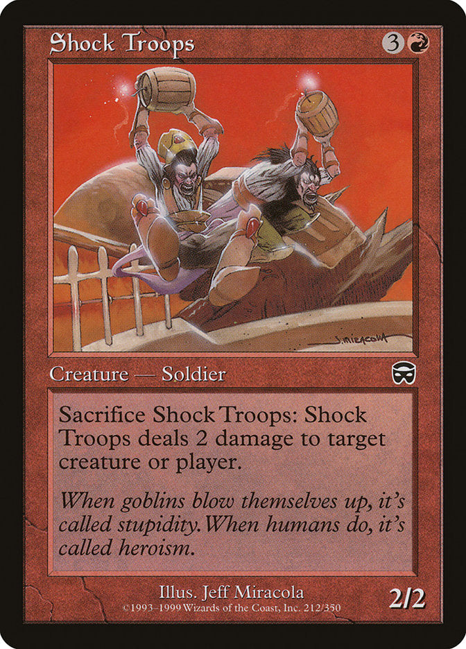 Shock Troops [Mercadian Masques] 