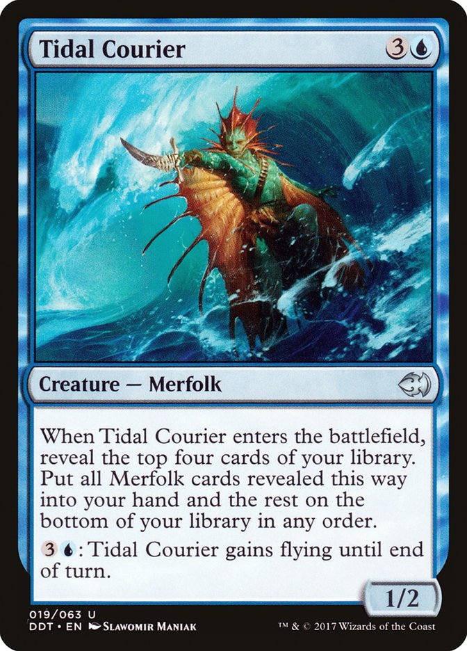 Tidal Courier [Duel Decks: Merfolk vs. Goblins] 