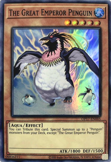 The Great Emperor Penguin [OP17-EN005] Super Rare 