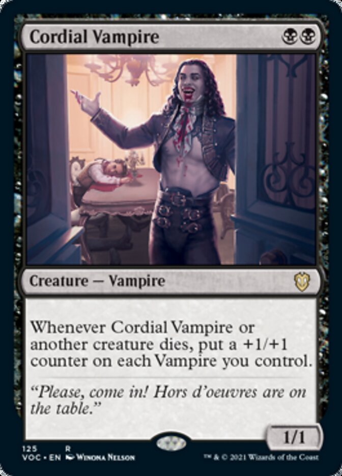 Cordial Vampire [Innistrad: Crimson Vow Commander] 