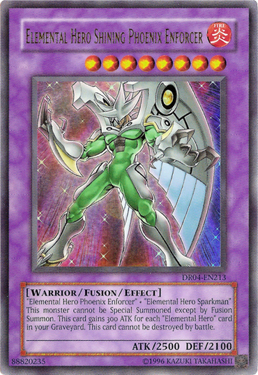 Elemental HERO Shining Phoenix Enforcer [DR04-EN213] Ultra Rare 