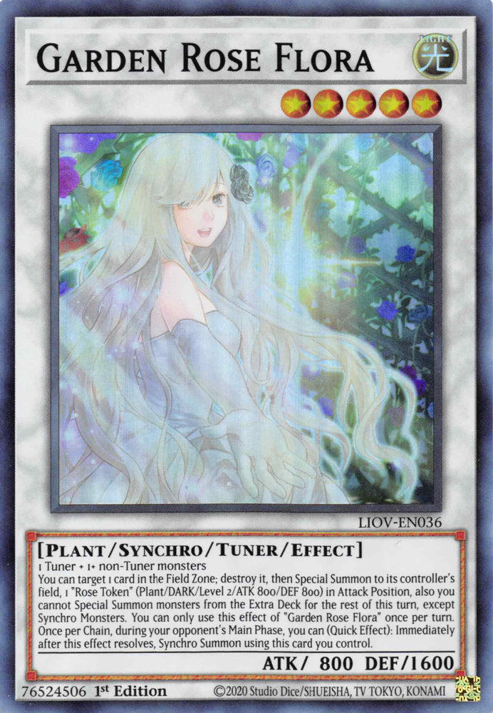 Garden Rose Flora [LIOV-EN036] Super Rare 