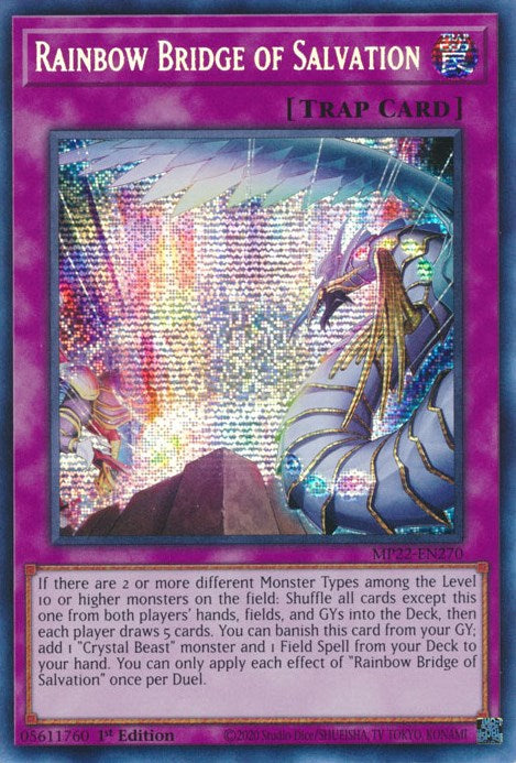 Rainbow Bridge of Salvation [MP22-EN270] Prismatic Secret Rare 