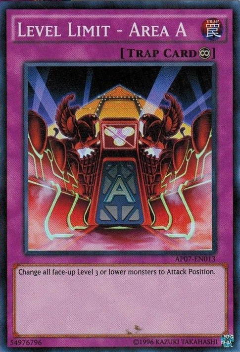 Level Limit - Area A [AP07-EN013] Super Rare 