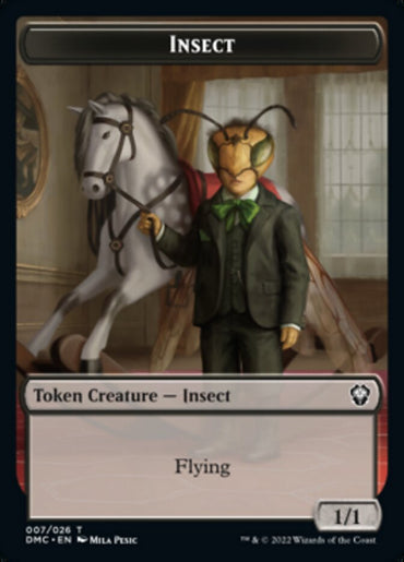 Insect Token [Dominaria United Commander Tokens] 