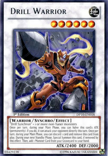 Drill Warrior [DP10-EN018] Rare 
